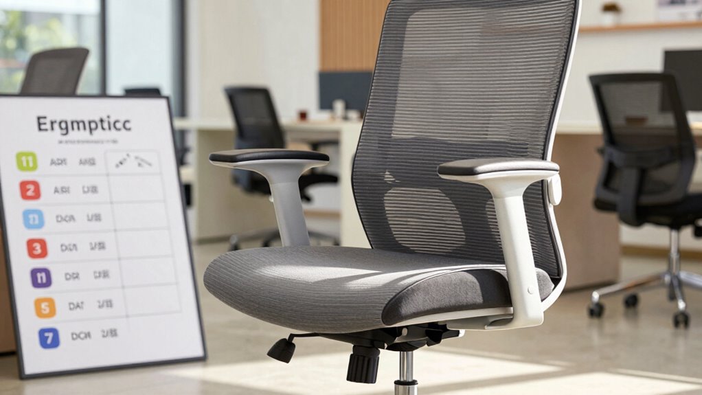 adjustable supportive breathable ergonomic