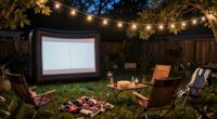 backyard movie night mishaps