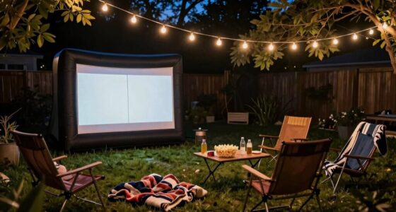 backyard movie night mishaps