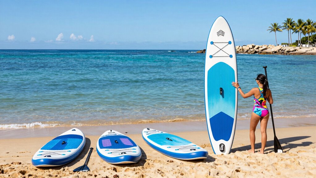 choosing paddleboard size wisely
