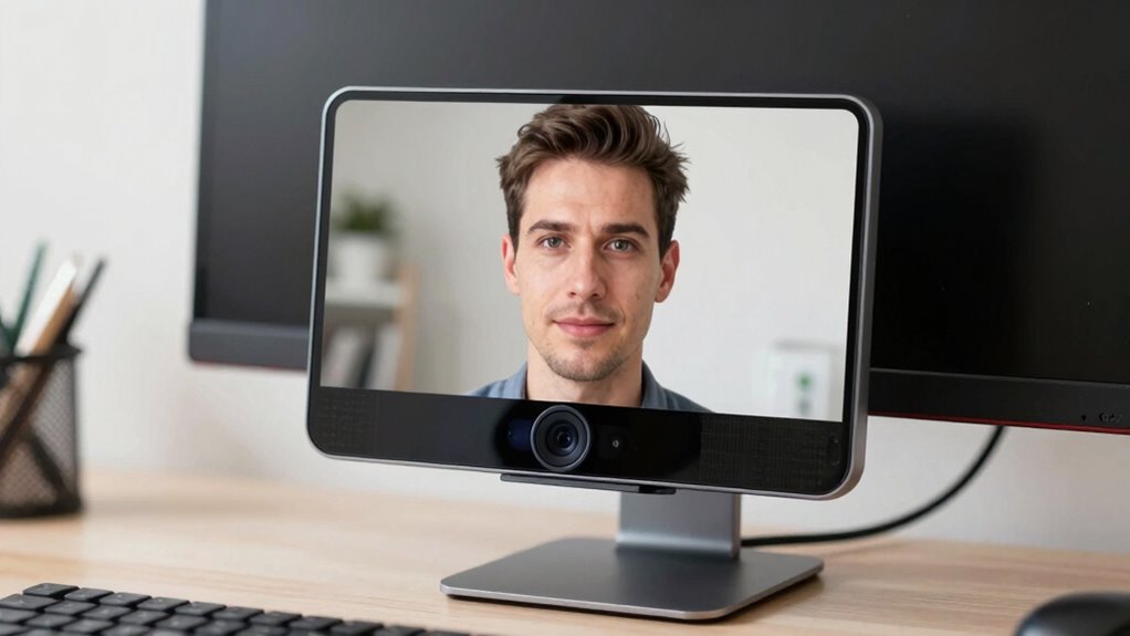 clear professional webcam features