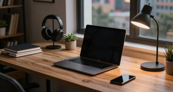 comfortable creative workspace