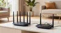 comparing mesh and router