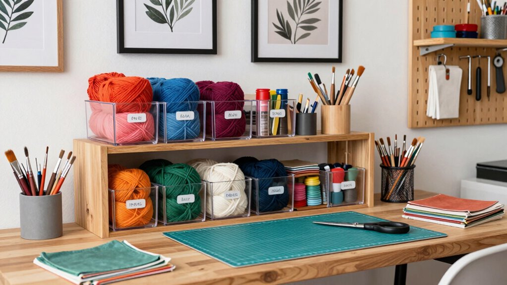 creative organized craft space