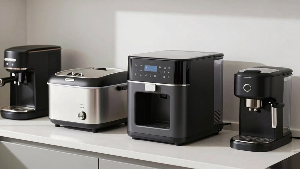 declutter kitchen appliance overlap