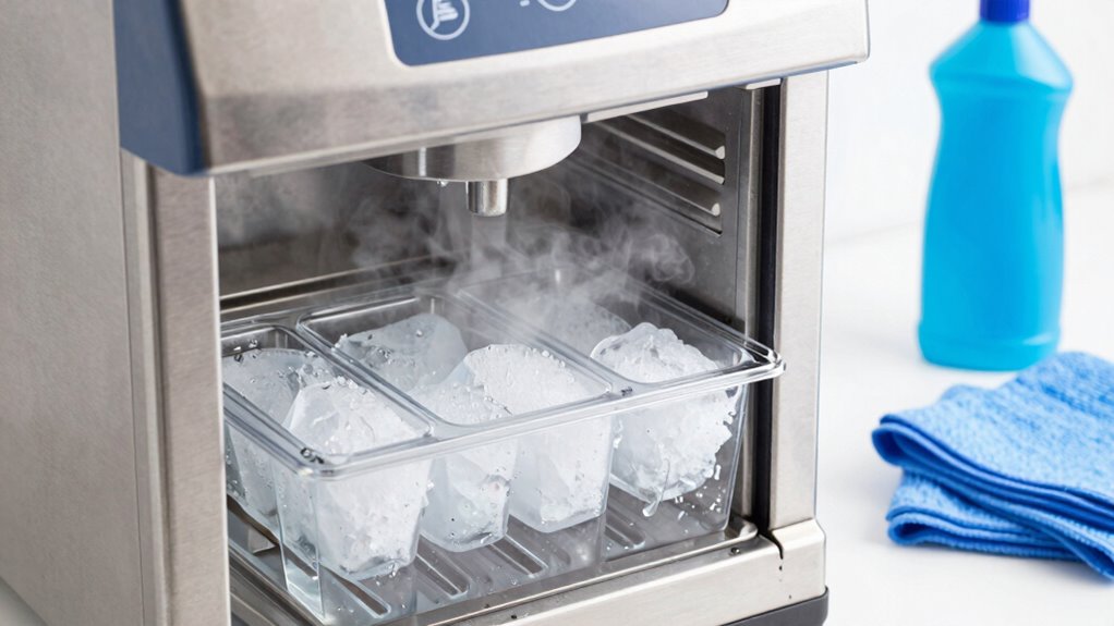 deep clean ice maker regularly