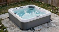 incorrect hot tub placement