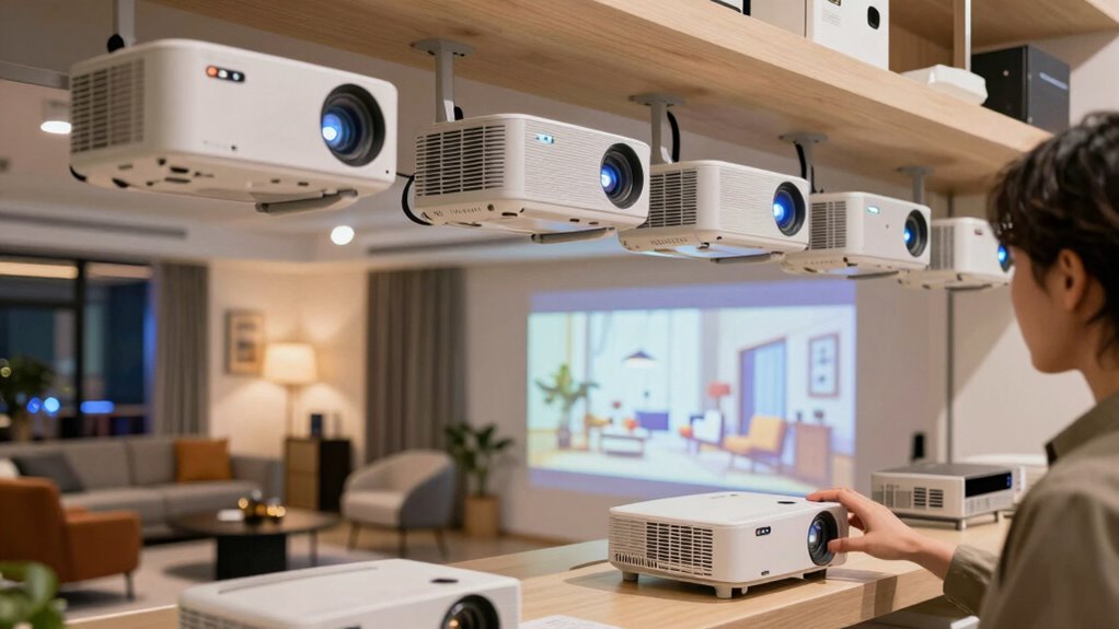 matching projector to room