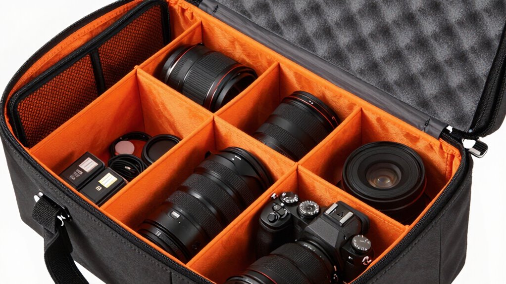organized protected camera gear