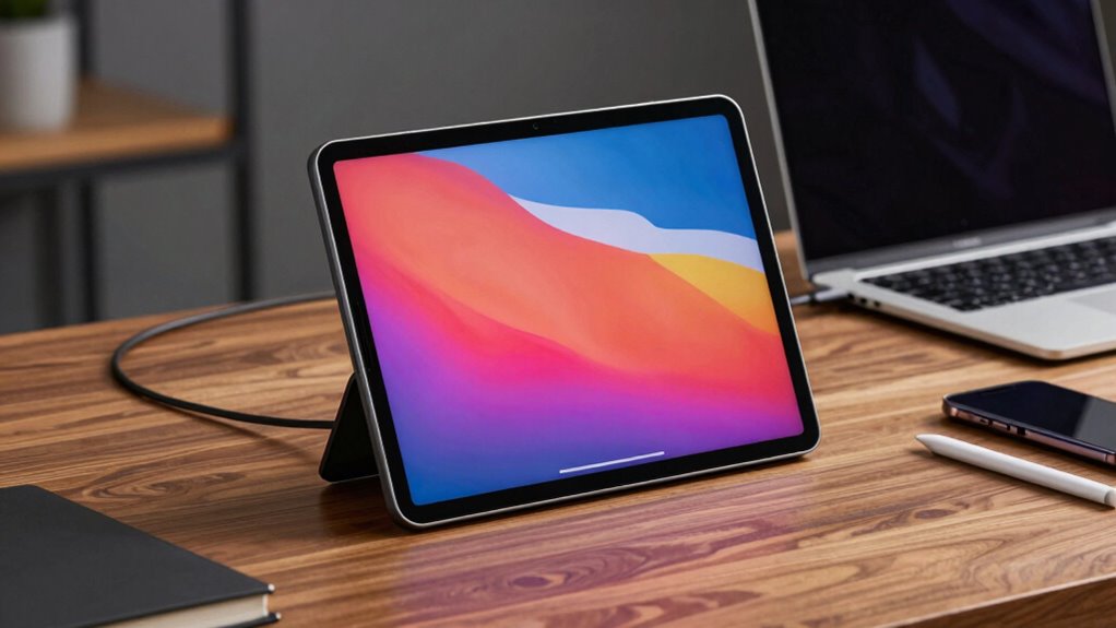 portable display with efficient power