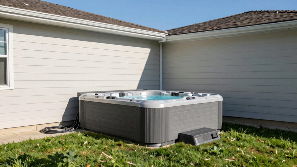 proper hot tub placement planning