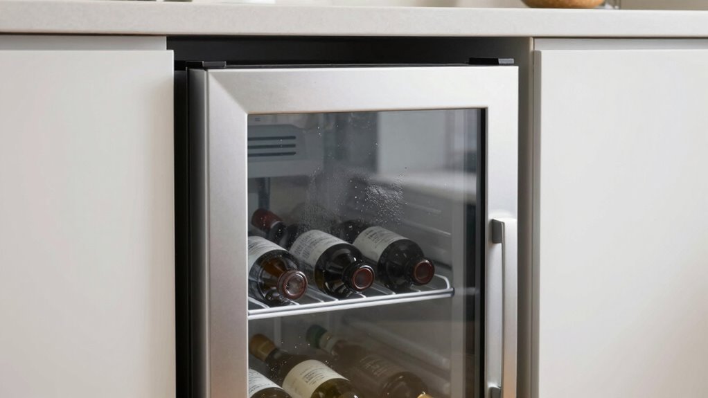 proper wine fridge placement