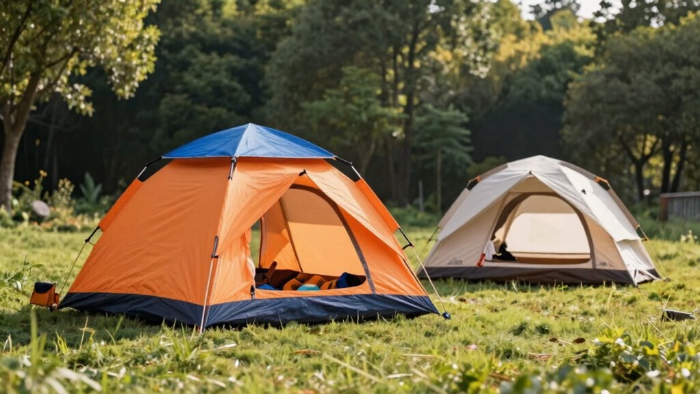 tent choice depends on needs