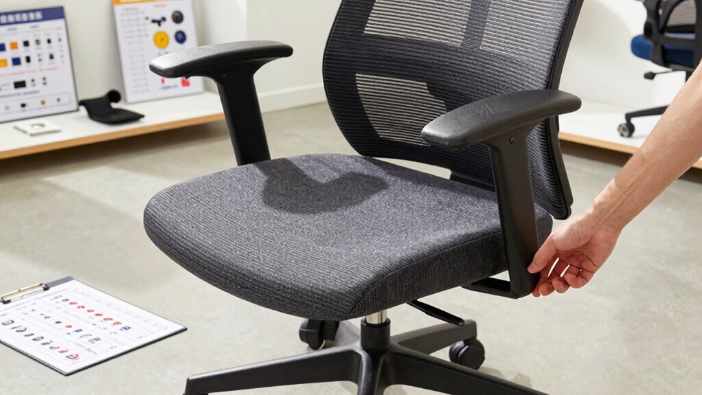 test adjust support comfort