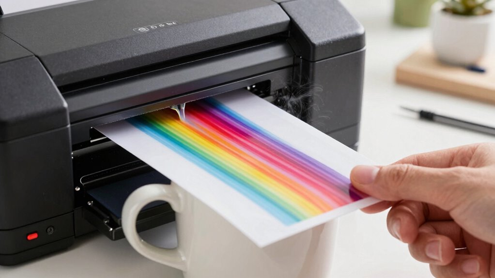 vibrant permanent dye transfer