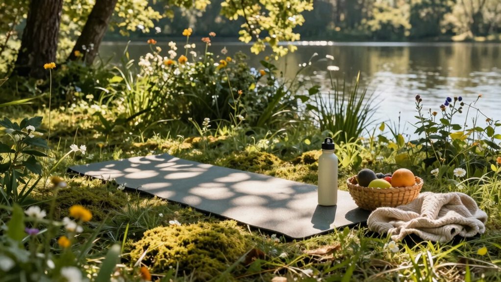 balanced flexible self care routine