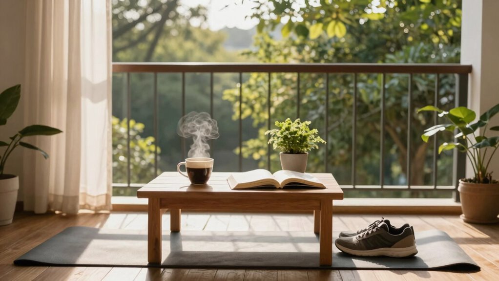 balanced mindful weekend routine