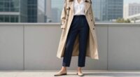 chic flat shoe outfits