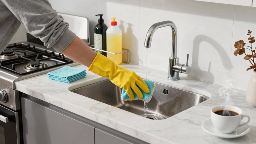 deep clean appliances and surfaces