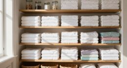 efficient linen closet organization