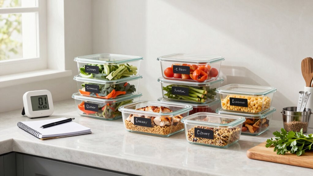 efficient organized meal preparation