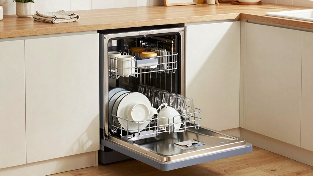 efficient quiet portable dishwasher