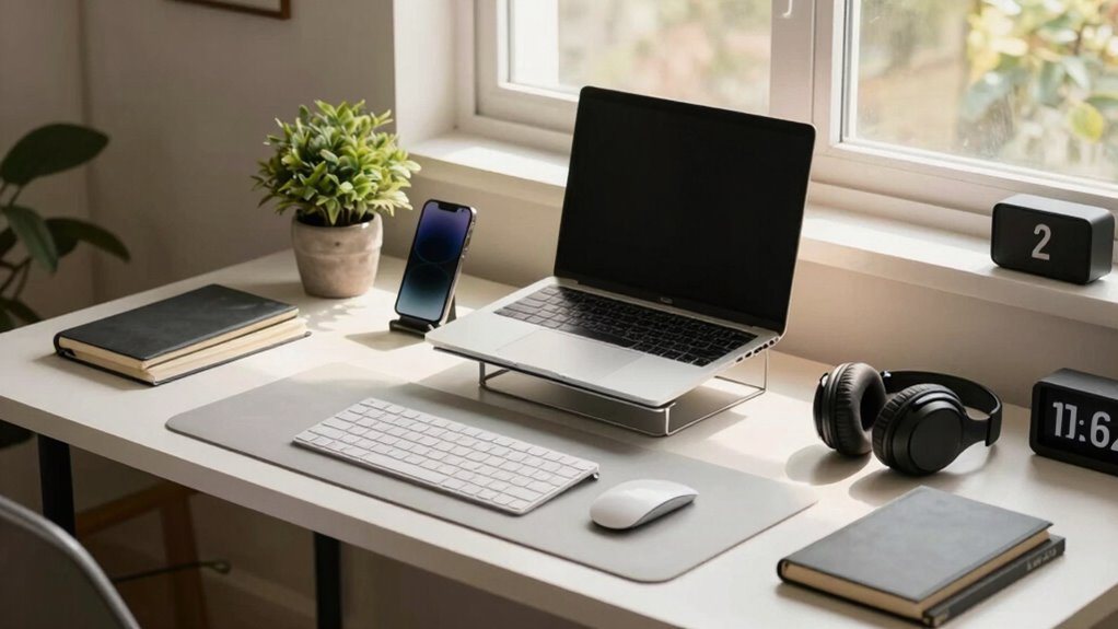 establishing a focused tech routine