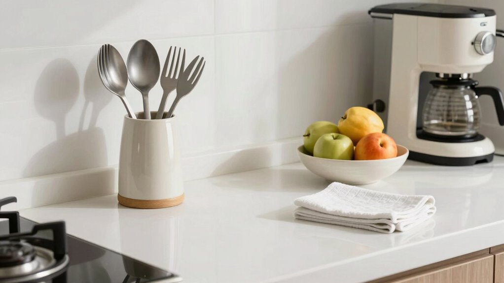 maintain clean organized counters