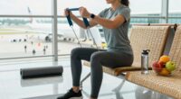 maintain healthy routines abroad