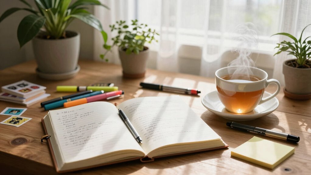 mindful journaling fosters emotional release