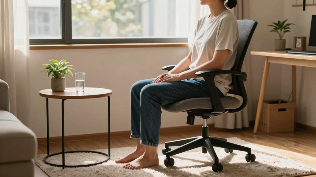 mindful posture and ergonomics