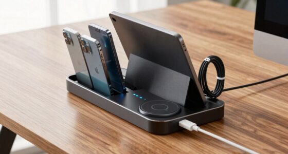 organized device charging station