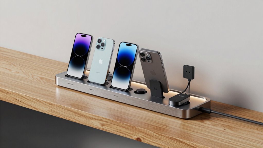 organized wireless charging station