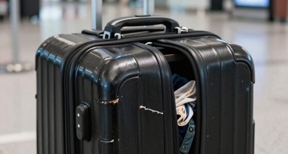 poor luggage material choice