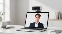 professional look with webcam