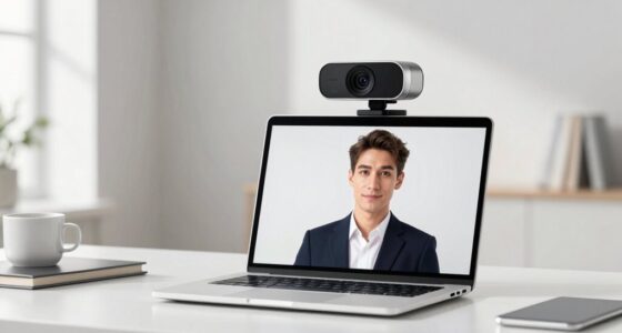 professional look with webcam