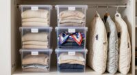 protective seasonal clothing storage