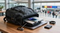 secure devices while traveling