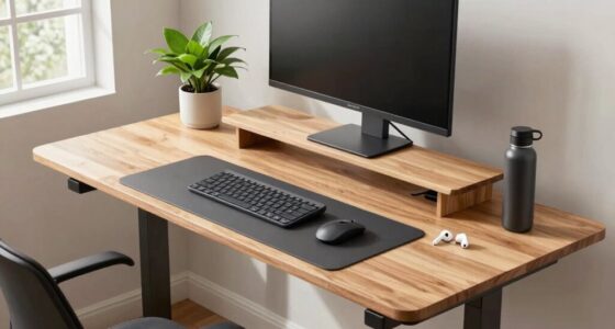 standing desk ergonomic adjustment